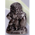 6-1/4" Oklahoma University Collegiate Mascot Bank/ Bookends